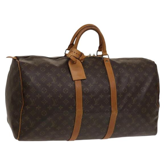 LOUIS VUITTON Monogram Keepall 55 Boston Bag M41424 - Picture 1 of 16